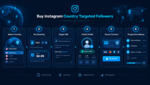 How to buy Instagram followers by country with username-only ordering and gradual delivery