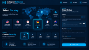 Choose country and package for targeted Instagram followers